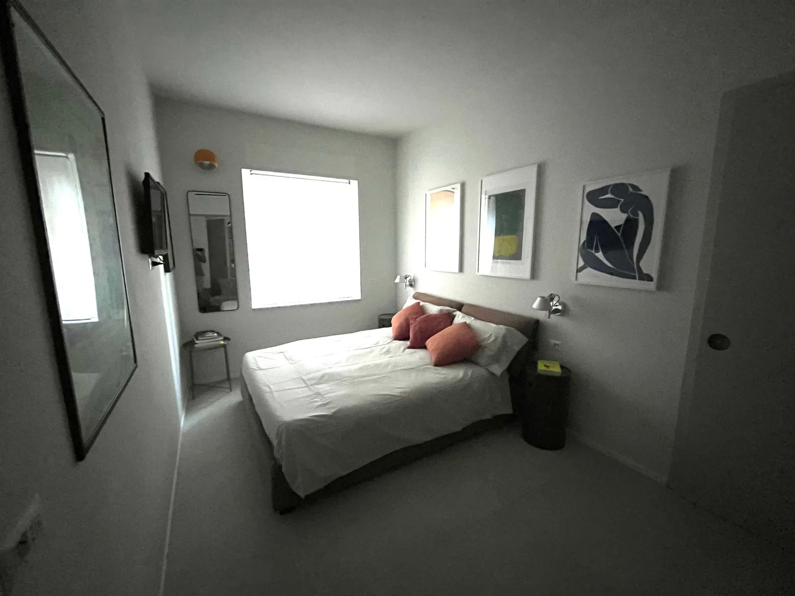 Bedroom before photo enhancement