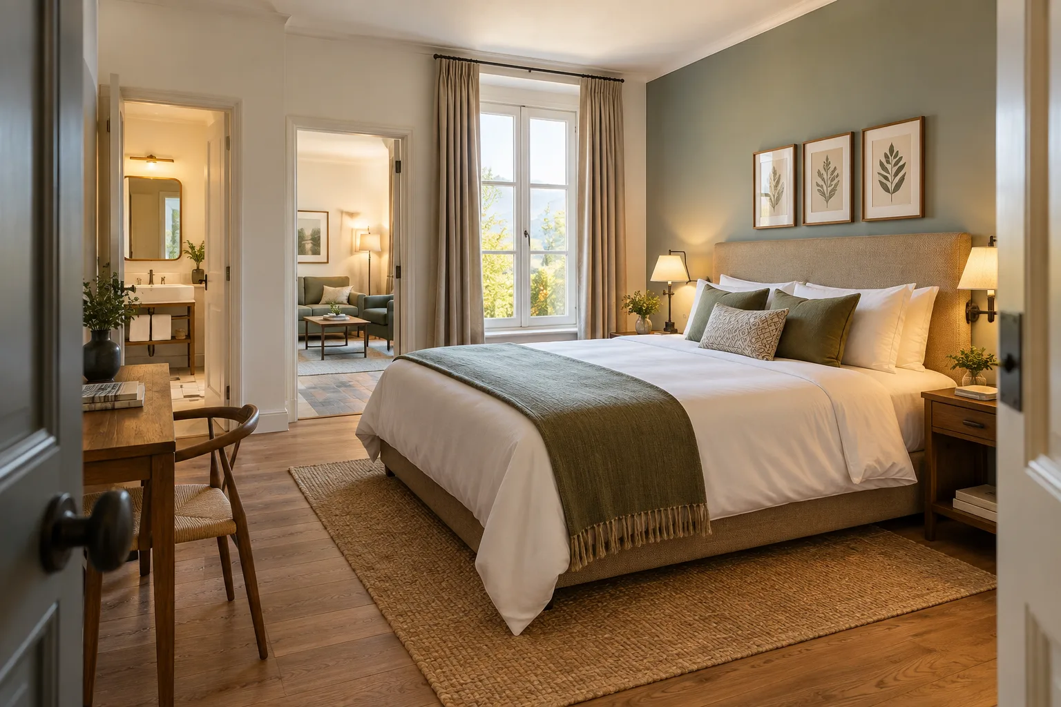 Illustrative bedroom for a hospitality photography checklist